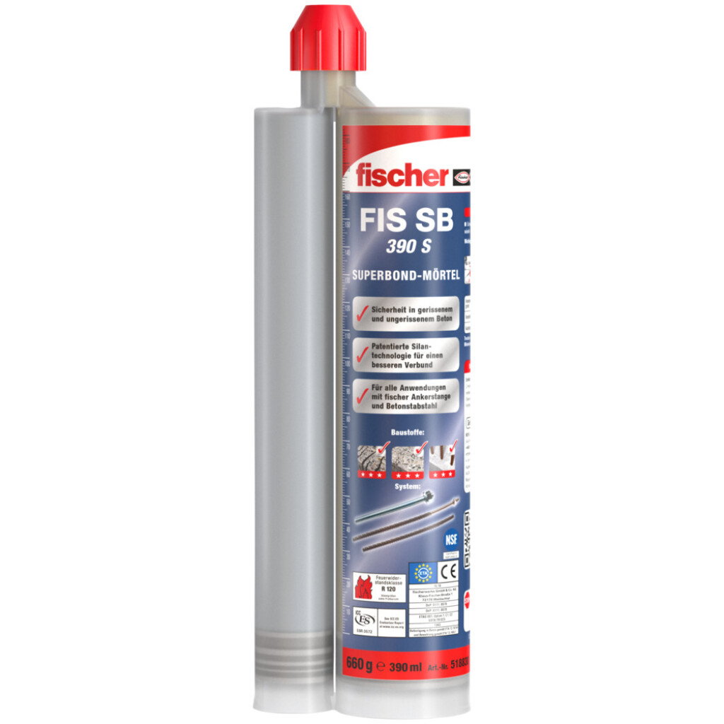 FISCHER FIS SB 390 S Superbond mortar no 518830 FISCHER FIS SB 390 S Superbond mortar no 518830